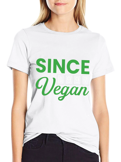 Vegan Since 1997 Black Graphic T-Shirt