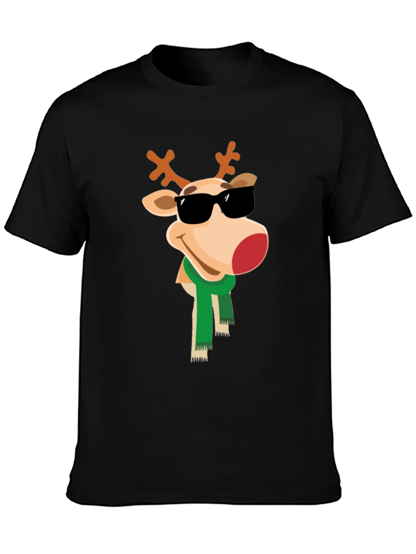 Cool Reindeer Graphic Tee - Holiday Style