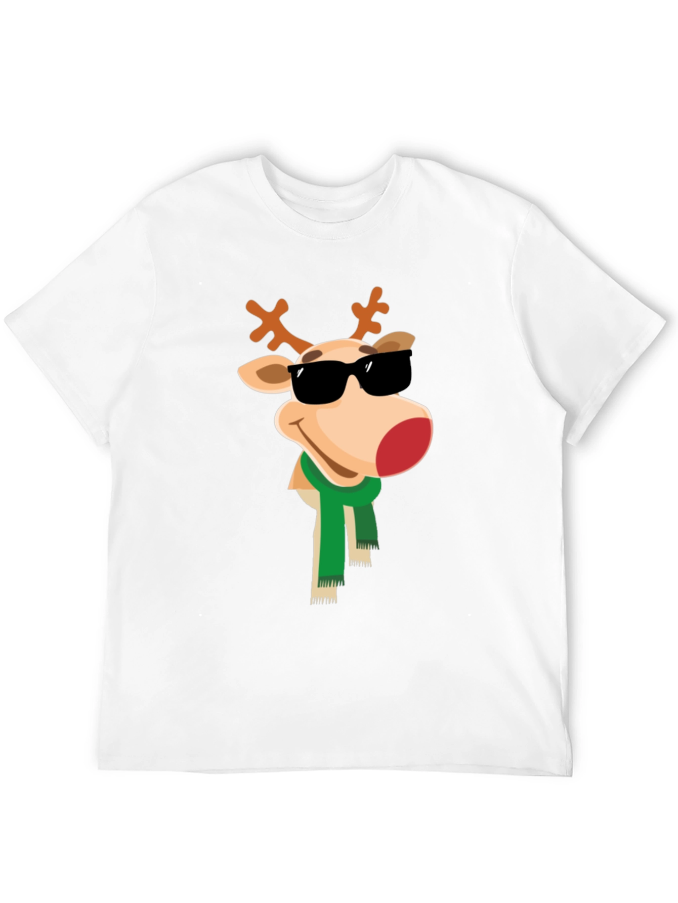 Cool Reindeer Graphic Tee - Holiday Style