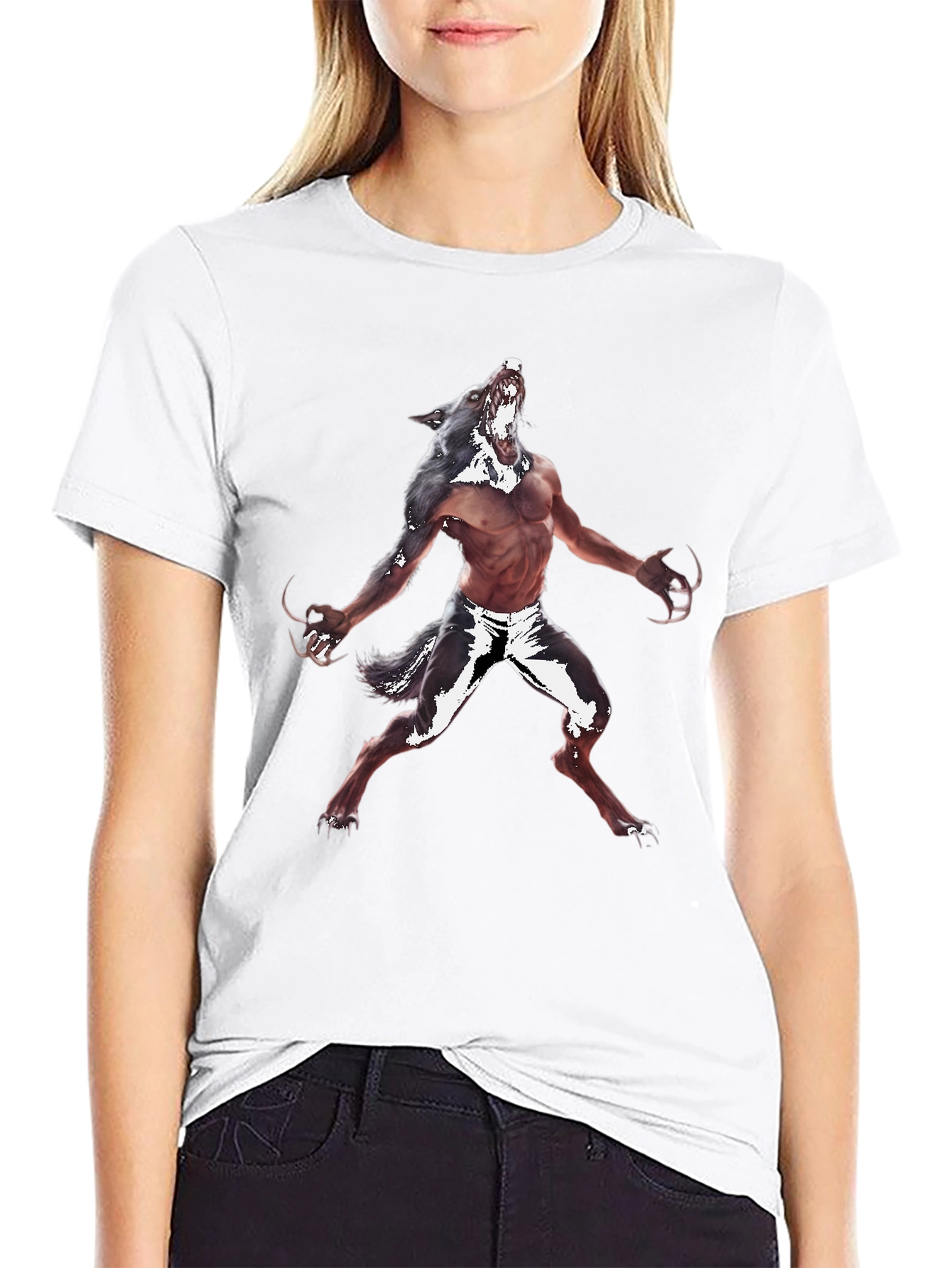 Werewolf Graphic Tee - Unleash Your Inner Beast!