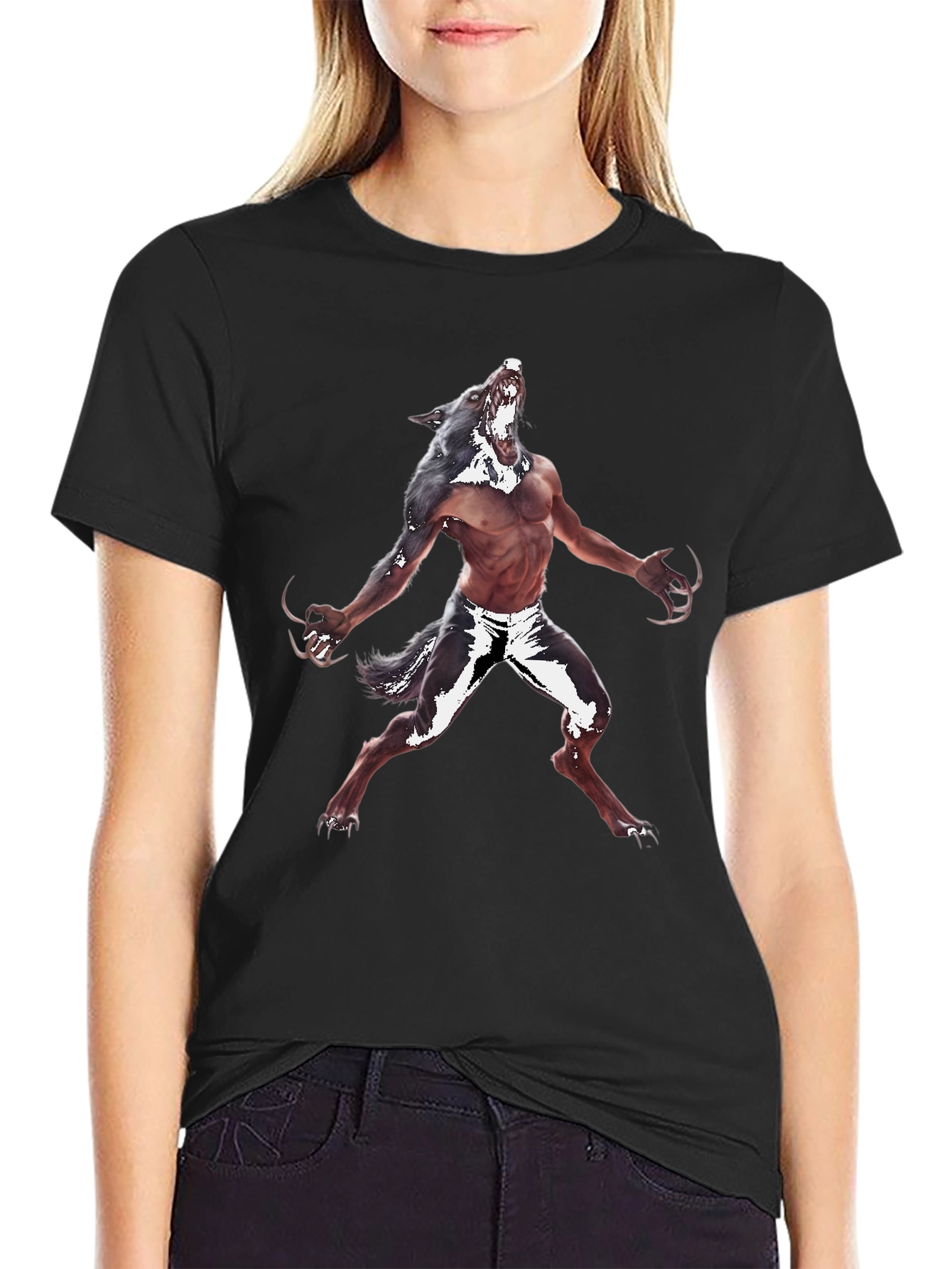 Werewolf Graphic Tee - Unleash Your Inner Beast!