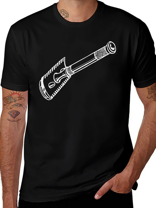 Vintage Razor Graphic Tee - Shave in Style!