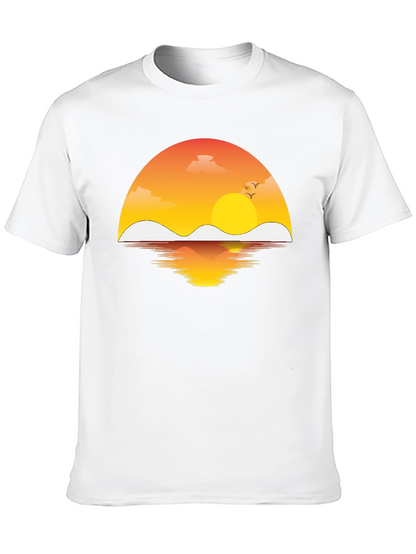 Sunset Reflection Graphic T-Shirt