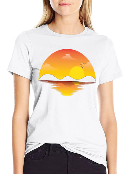 Sunset Reflection Graphic T-Shirt