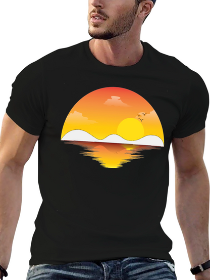 Sunset Reflection Graphic T-Shirt