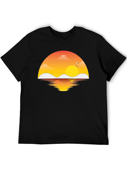 Sunset Reflection Graphic T-Shirt