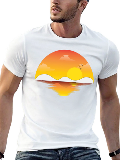 Sunset Reflection Graphic T-Shirt