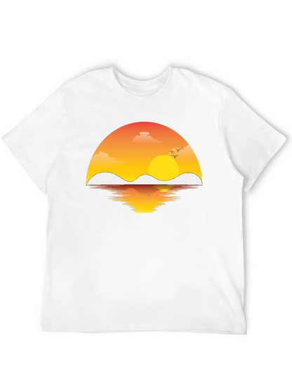 Sunset Reflection Graphic T-Shirt