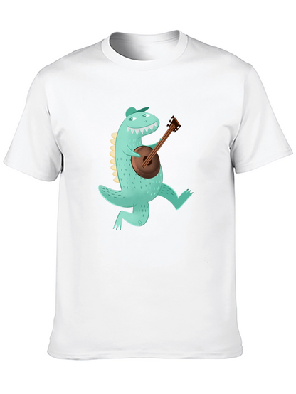 Dino Banjo Black T-Shirt
