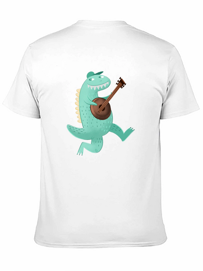 Dino Banjo Black T-Shirt