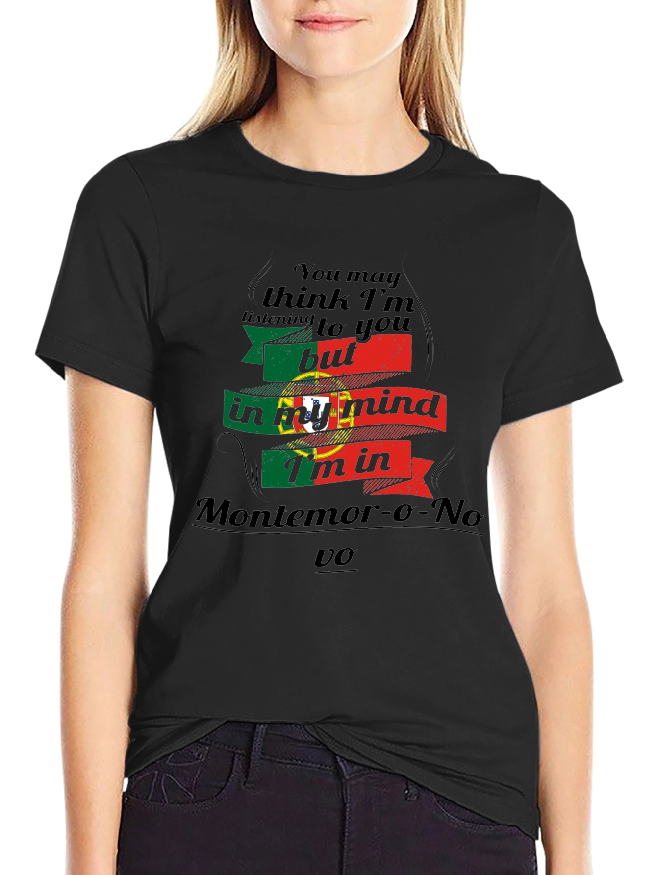Portugal Flag Montemor-o-Novo T-Shirt