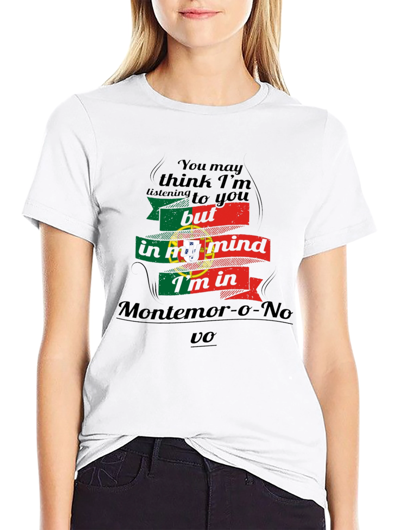 Portugal Flag Montemor-o-Novo T-Shirt