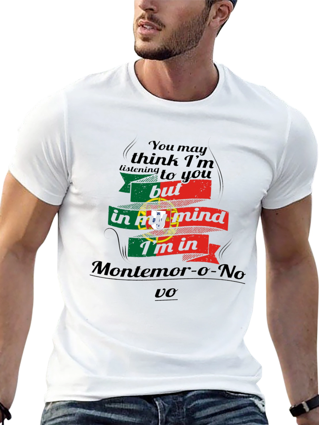 Portugal Flag Montemor-o-Novo T-Shirt
