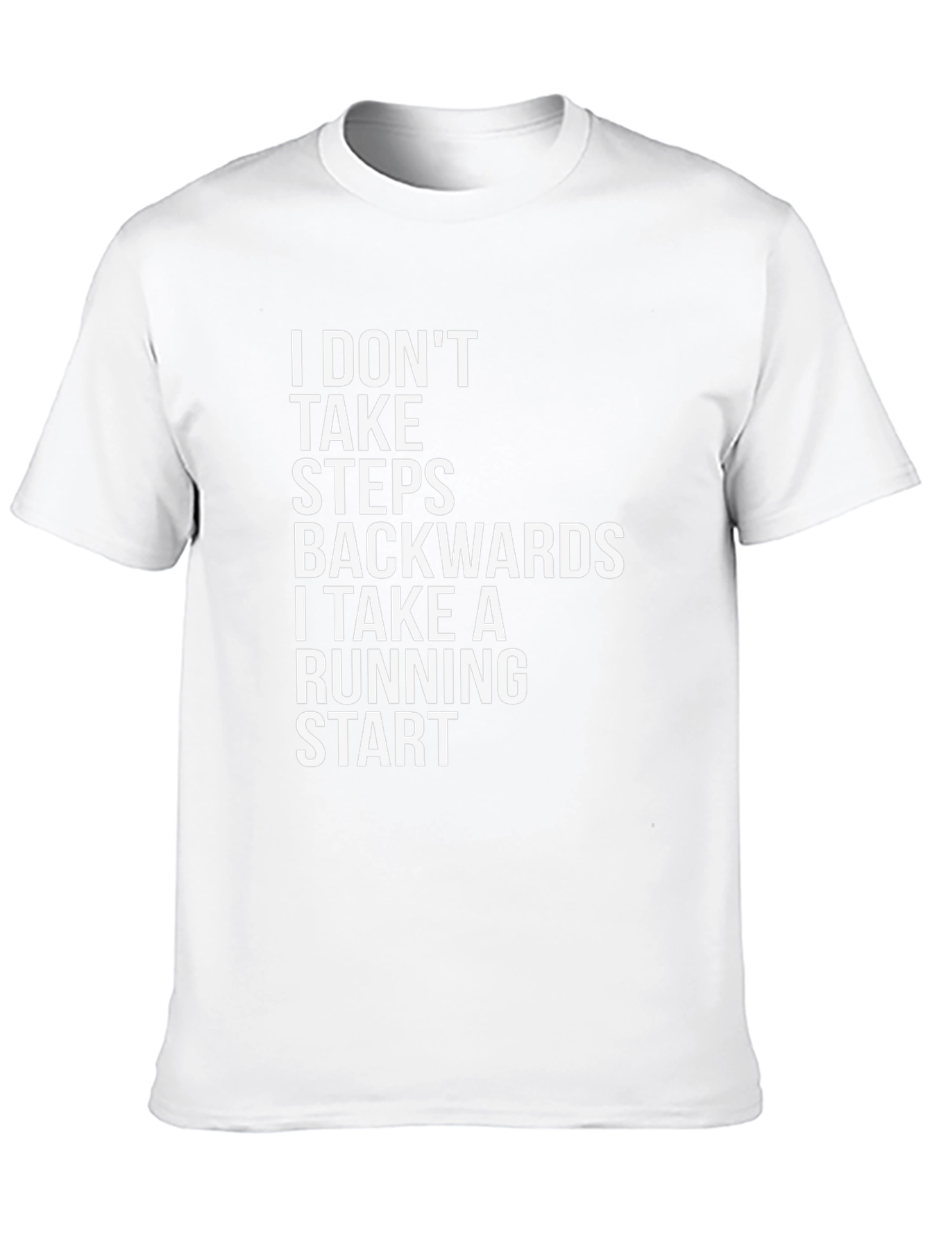 Motivational T-Shirt: Running Start Black Tee