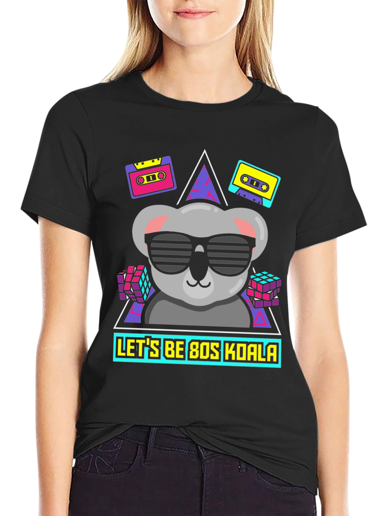 Retro 80s Koala T-Shirt - Cool Graphic Tee