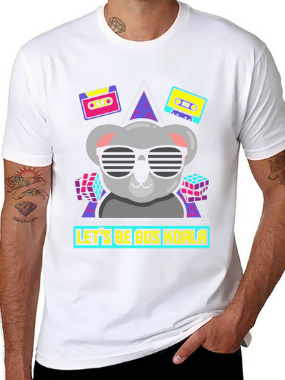 Retro 80s Koala T-Shirt - Cool Graphic Tee