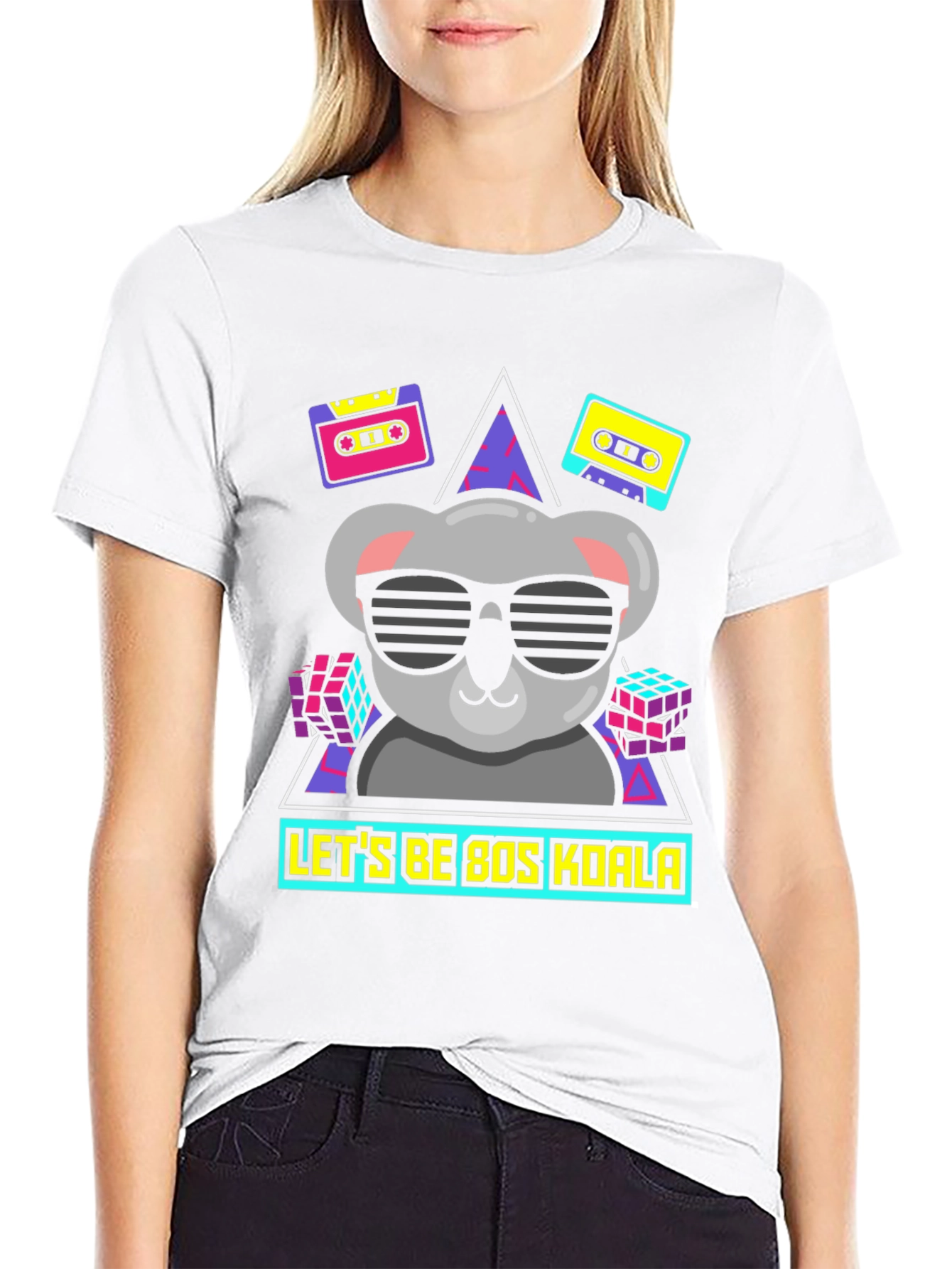 Retro 80s Koala T-Shirt - Cool Graphic Tee
