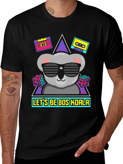 Retro 80s Koala T-Shirt - Cool Graphic Tee