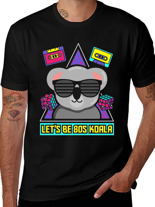 Retro 80s Koala T-Shirt - Cool Graphic Tee