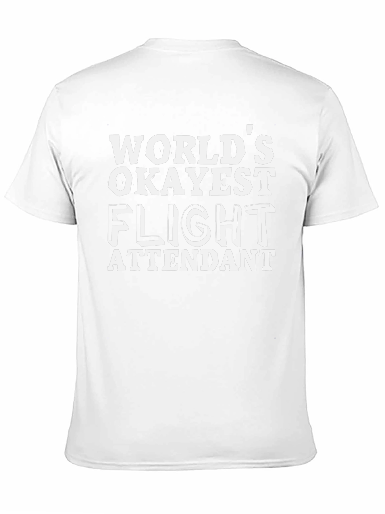 Worlds Okayest Flight Attendant T-Shirt