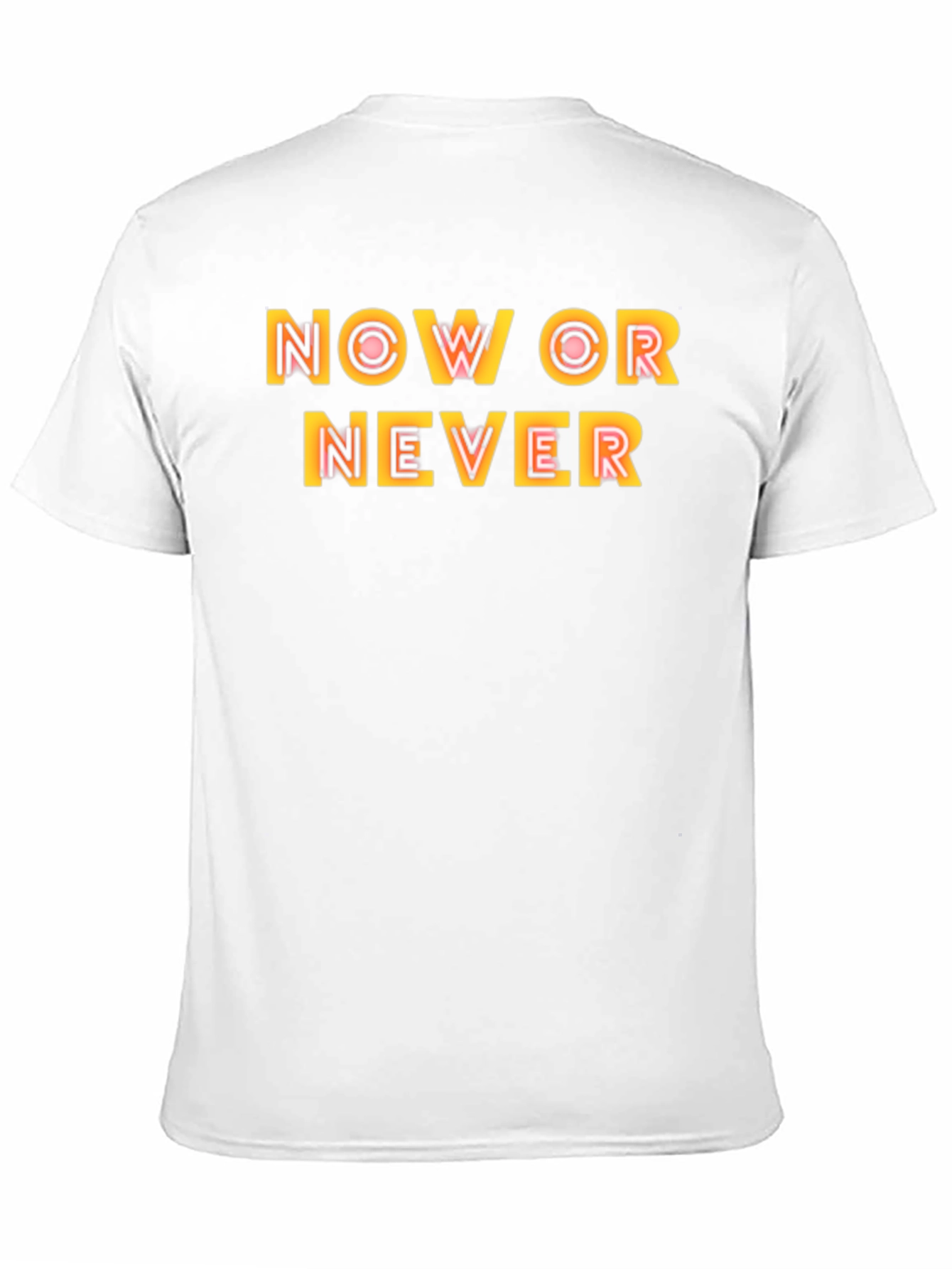 Now or Never Graphic Black Tee
