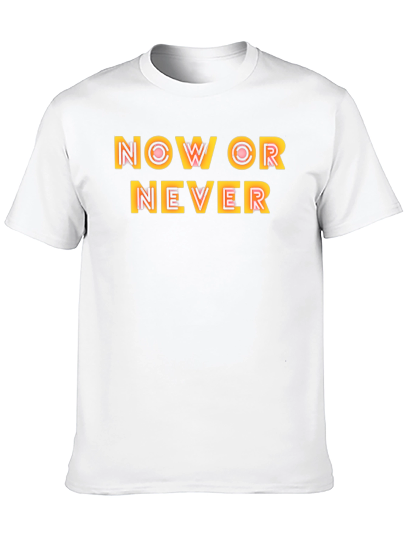 Now or Never Graphic Black Tee