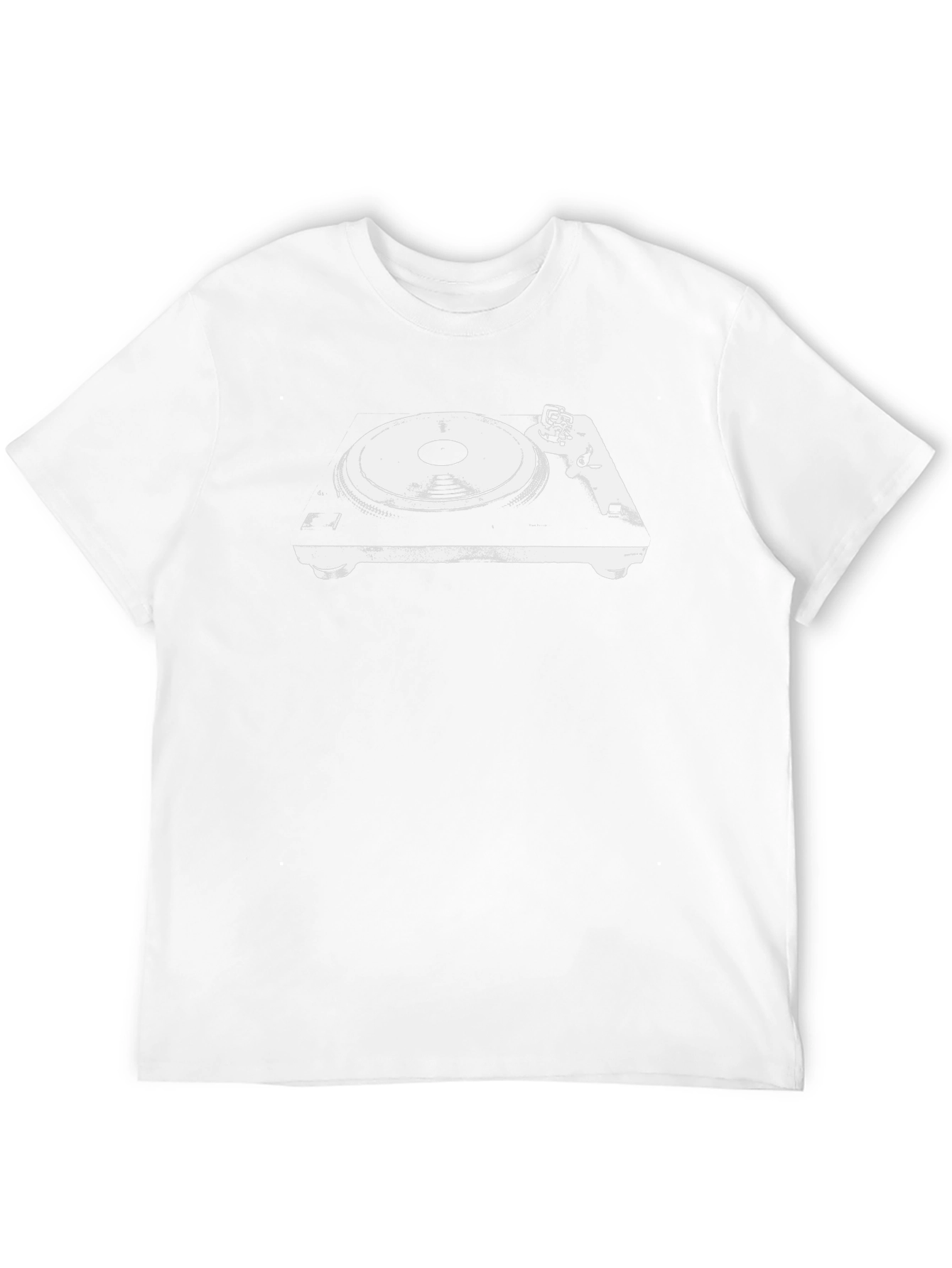 Turntable Graphic T-Shirt - Classic DJ Style