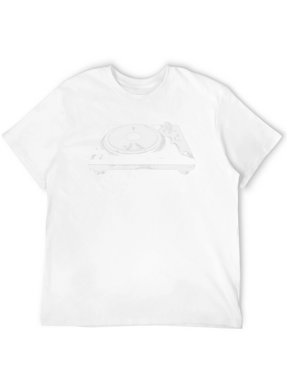 Turntable Graphic T-Shirt - Classic DJ Style