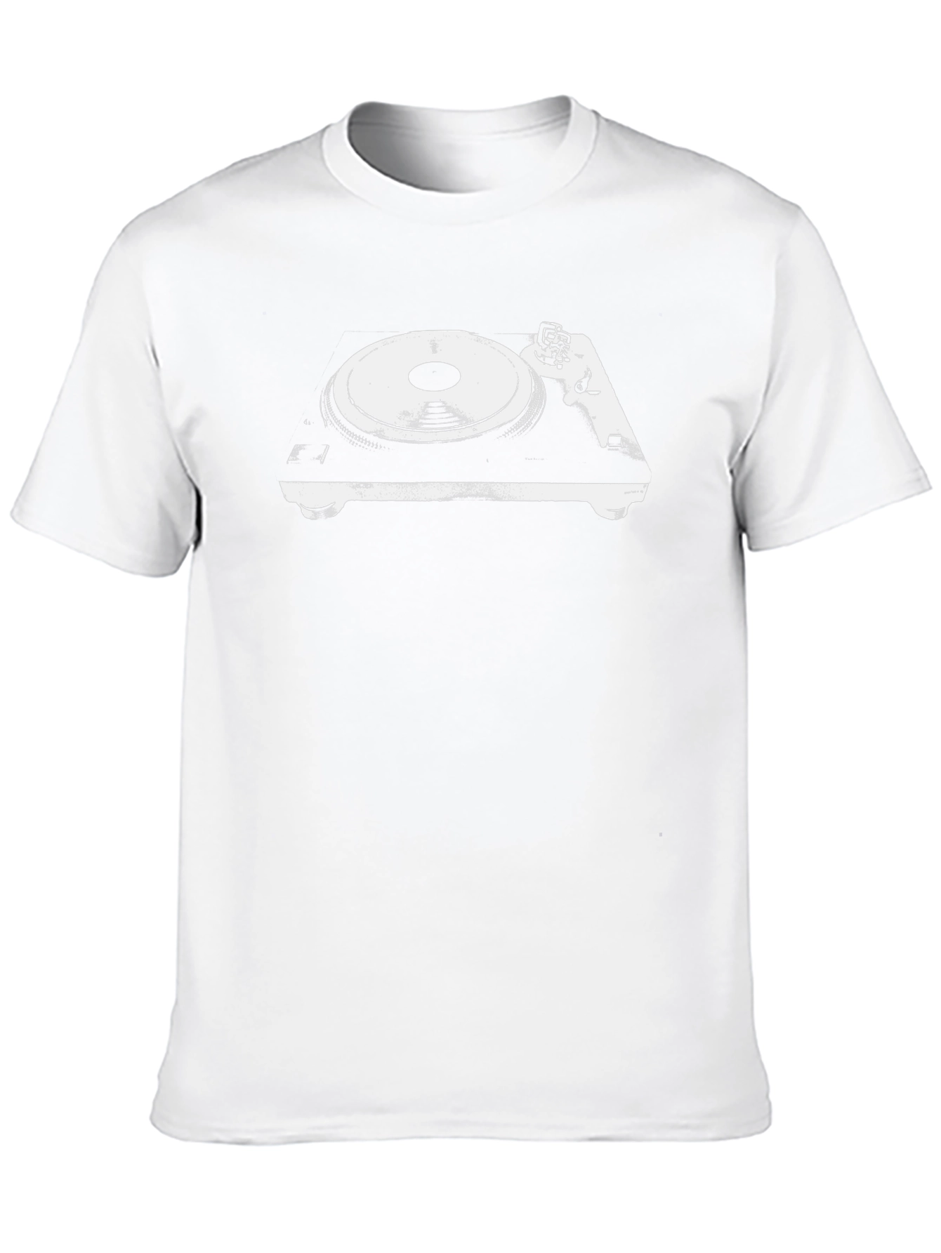 Turntable Graphic T-Shirt - Classic DJ Style