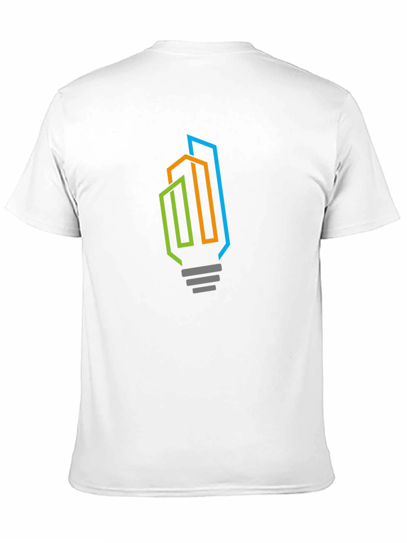 Modern Cityscape Lightbulb Graphic Tee
