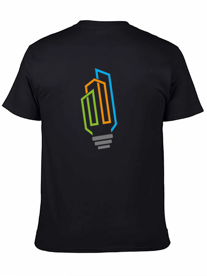 Modern Cityscape Lightbulb Graphic Tee