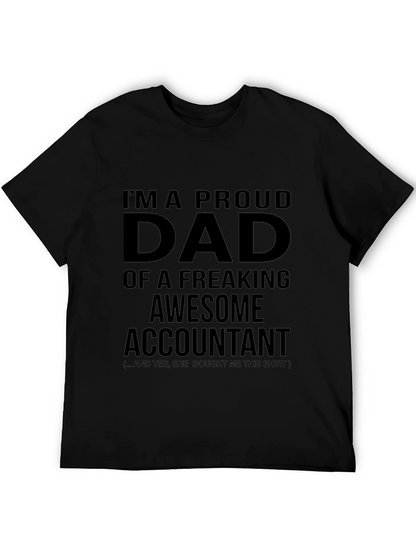Proud Dad of an Awesome Accountant T-Shirt