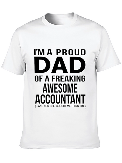 Proud Dad of an Awesome Accountant T-Shirt
