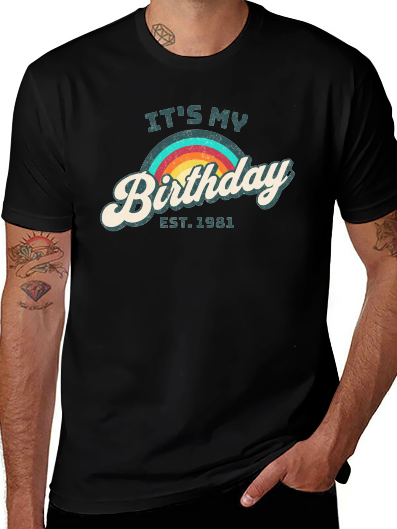 Retro Birthday EST 1981 T-Shirt