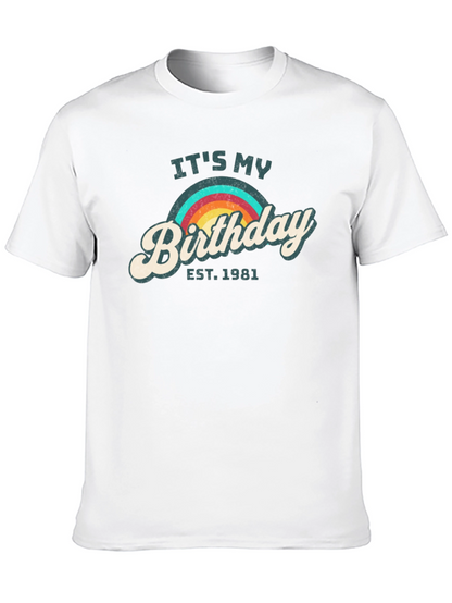 Retro Birthday EST 1981 T-Shirt