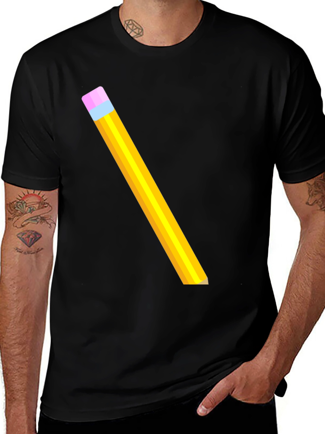 Pencil Graphic Tee - Back to School Style