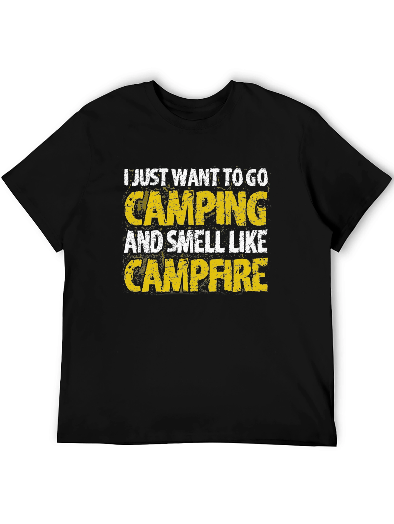 Camping Campfire Smell Graphic T-Shirt