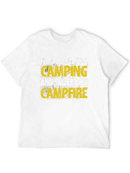 Camping Campfire Smell Graphic T-Shirt