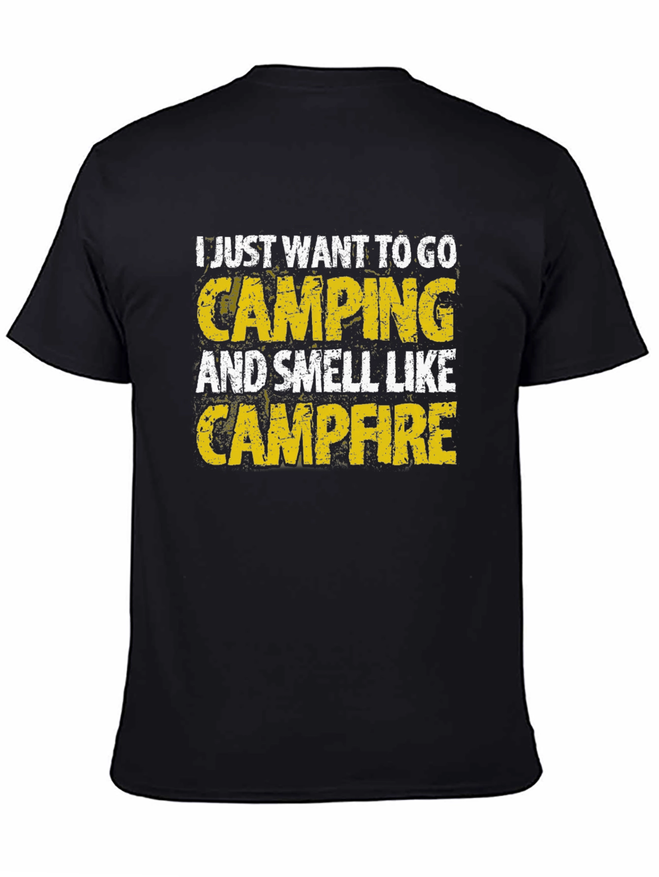 Camping Campfire Smell Graphic T-Shirt