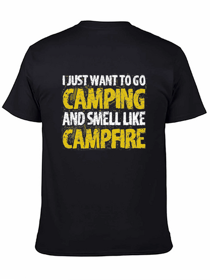 Camping Campfire Smell Graphic T-Shirt