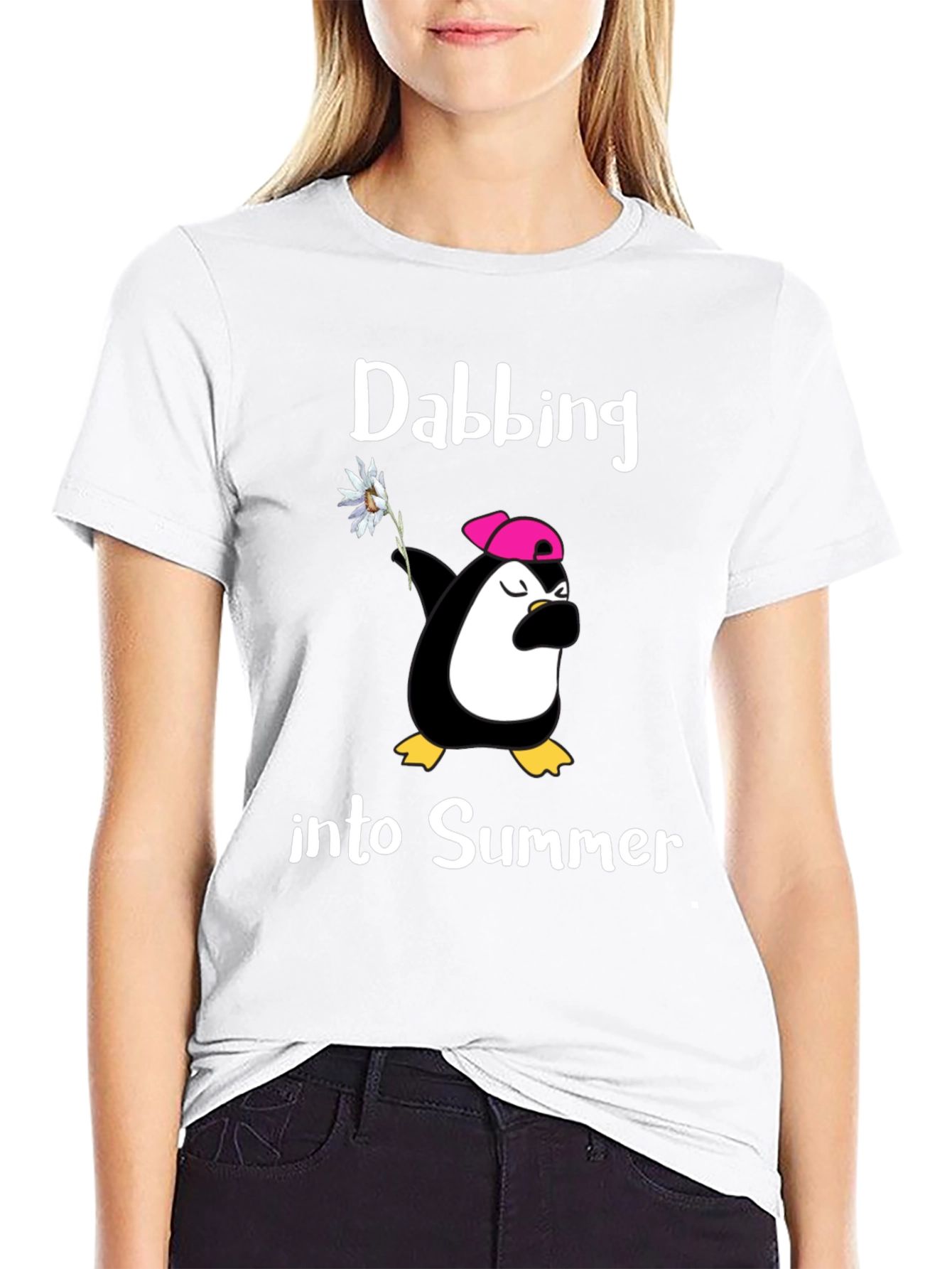 Dabbing Penguin Summer T-Shirt