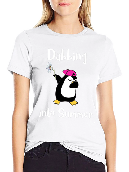 Dabbing Penguin Summer T-Shirt