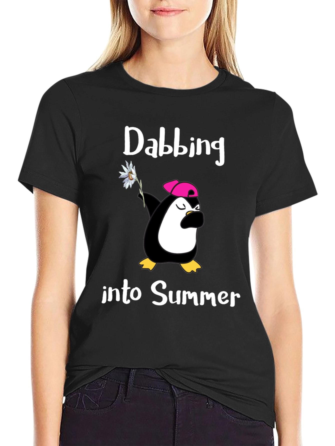 Dabbing Penguin Summer T-Shirt