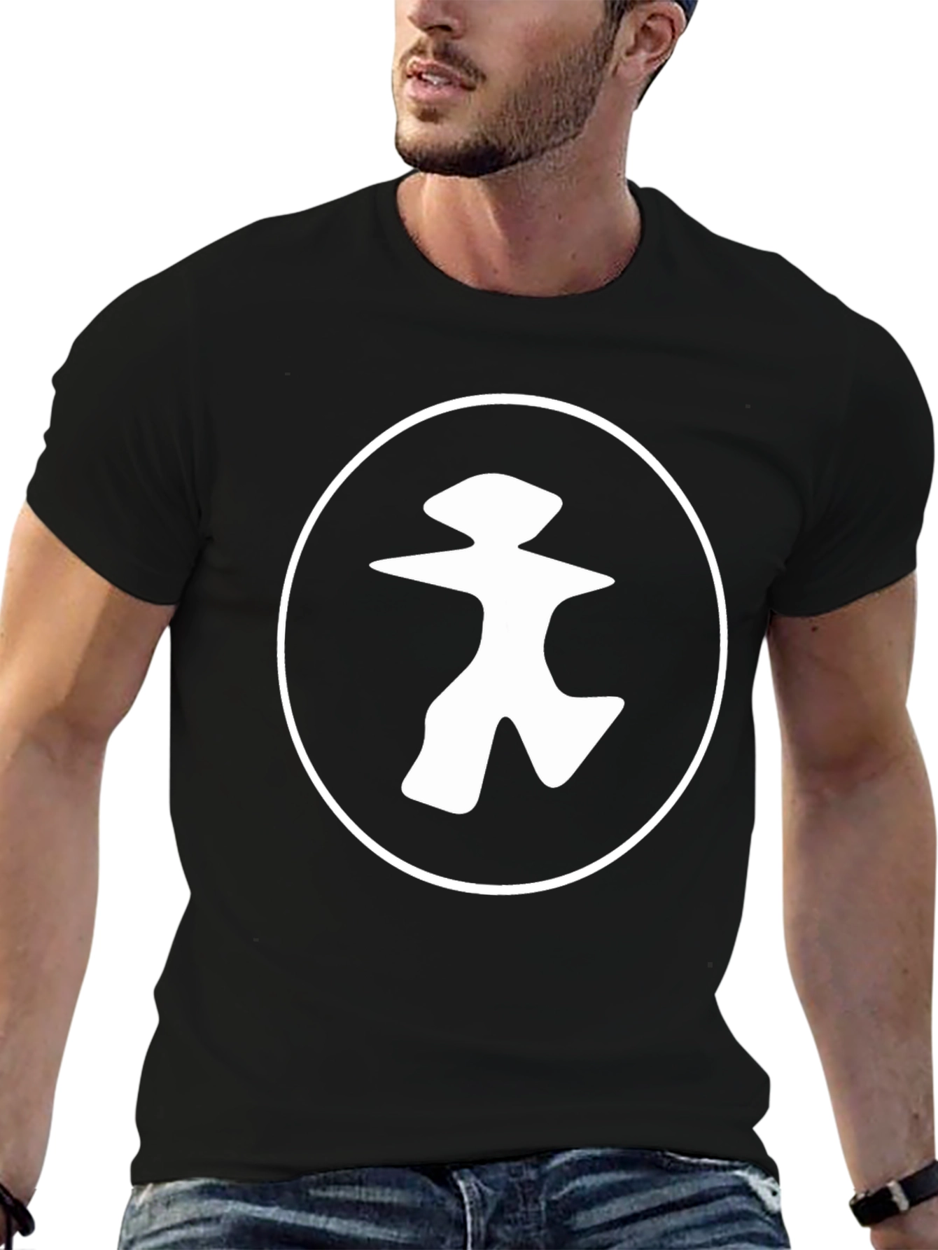 Symbol Graphic Black Tee
