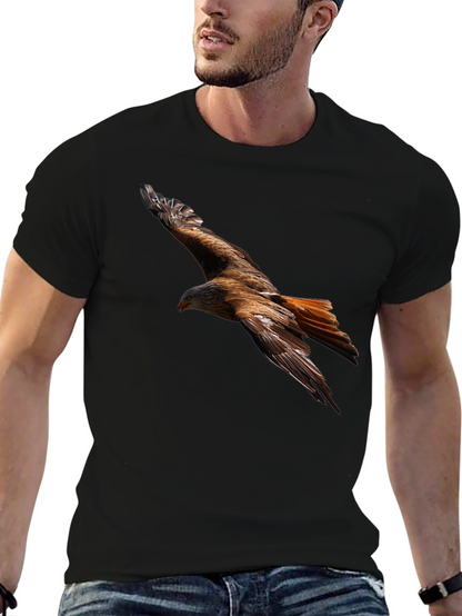 Flying Bird Graphic Black Tee