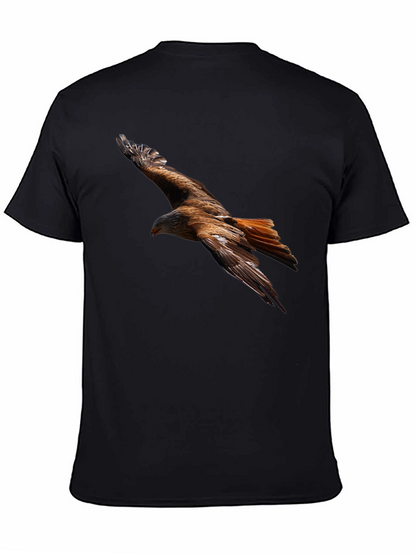 Flying Bird Graphic Black Tee