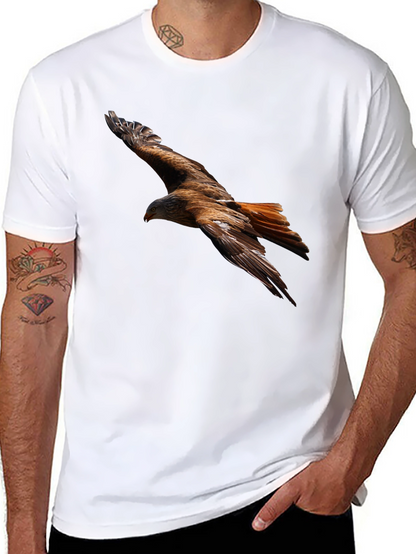 Flying Bird Graphic Black Tee