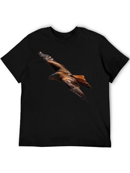 Flying Bird Graphic Black Tee