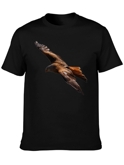 Flying Bird Graphic Black Tee