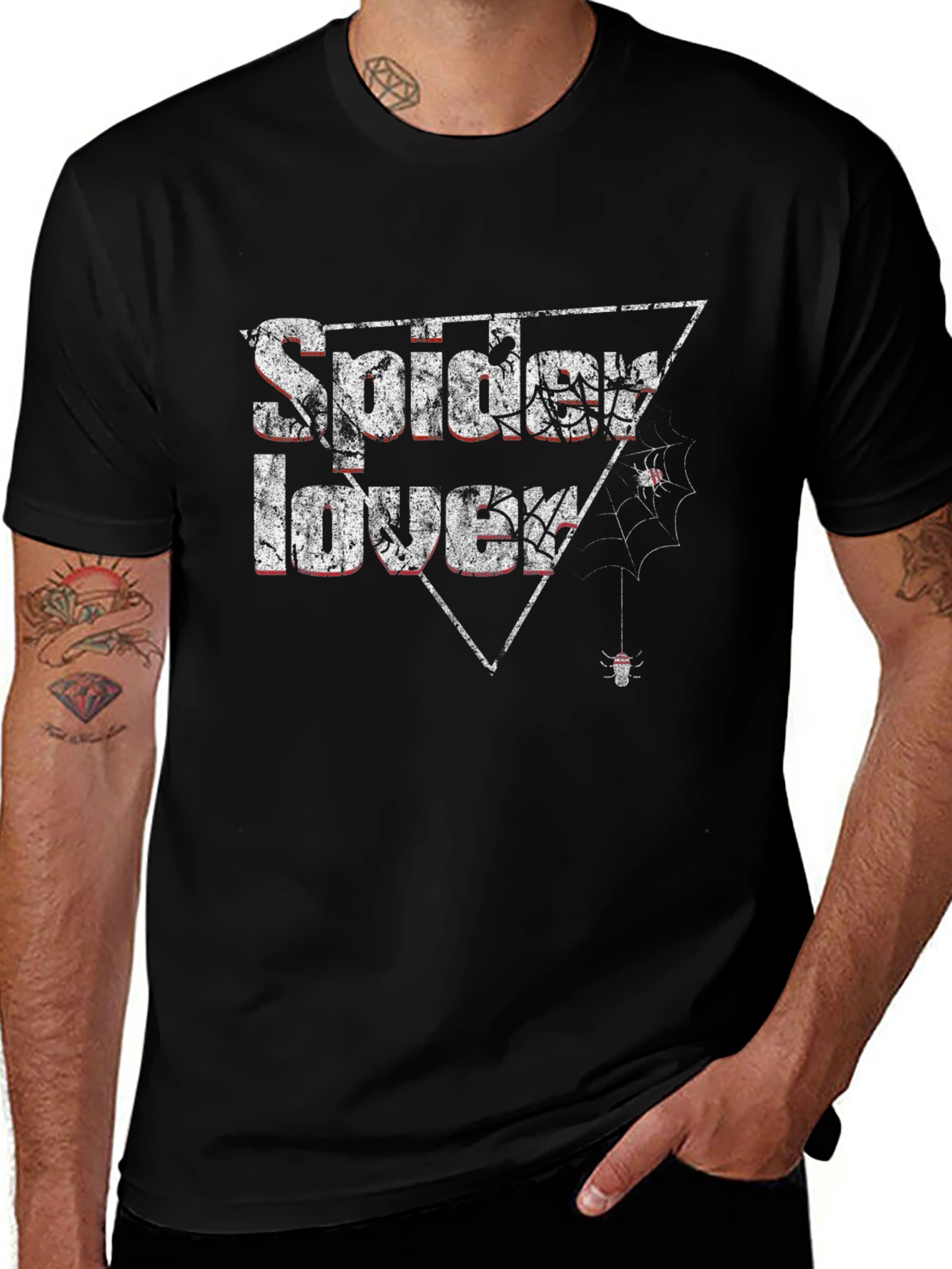 Spider Lover Graphic Tee - Unique Design